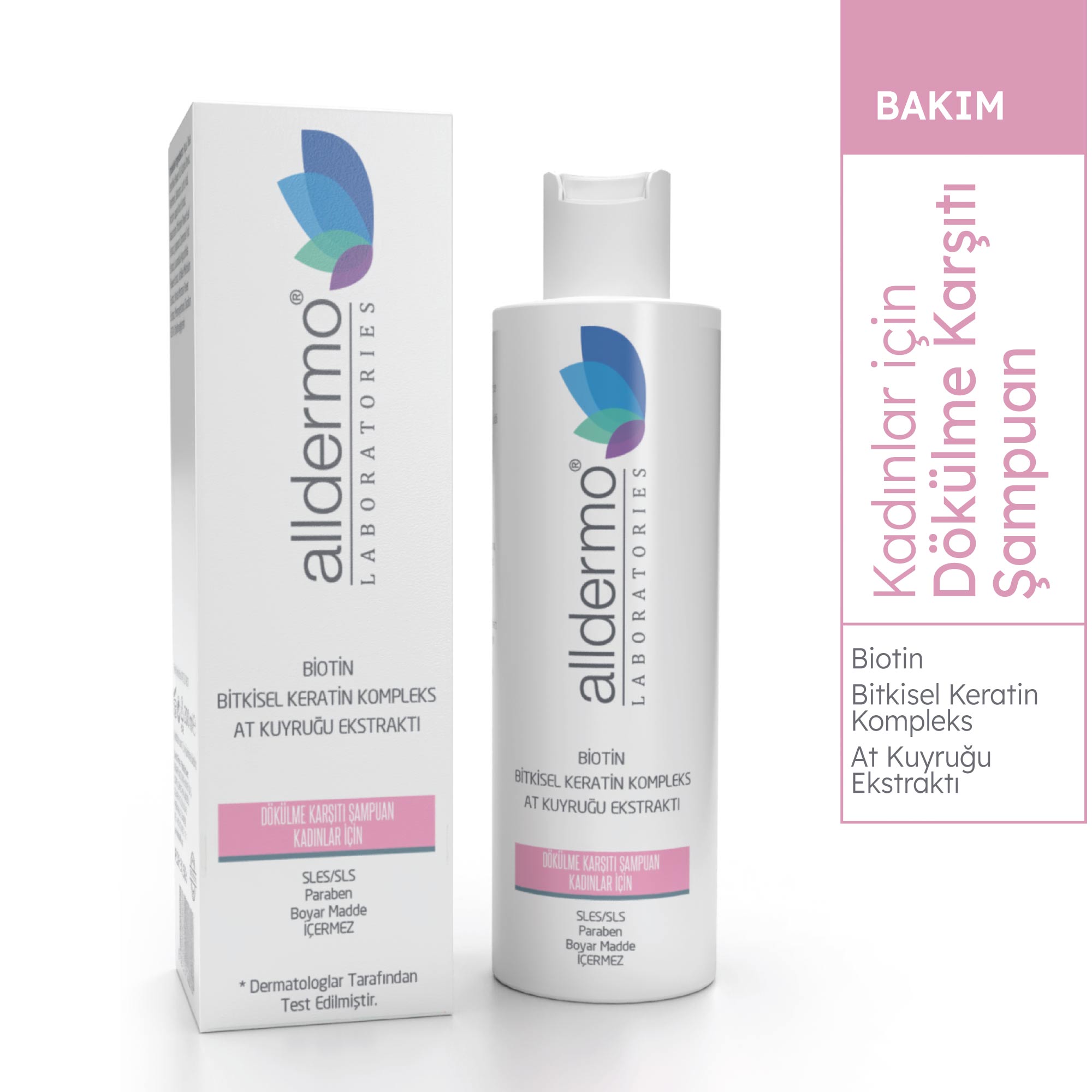 Alldermo-At-Kuyruğu-Kadınlar-İçin-Saç-Dökülmesi-Karşıtı-200-ml-Şampuan